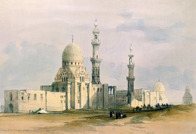 Grab von Sultan Qansuh Abu Sa`id, 1499, im östlichen Friedhof oder den Gräbern der Kalifen, Kairo, aus Ägypten und Nubien, Bd.3 von David Roberts